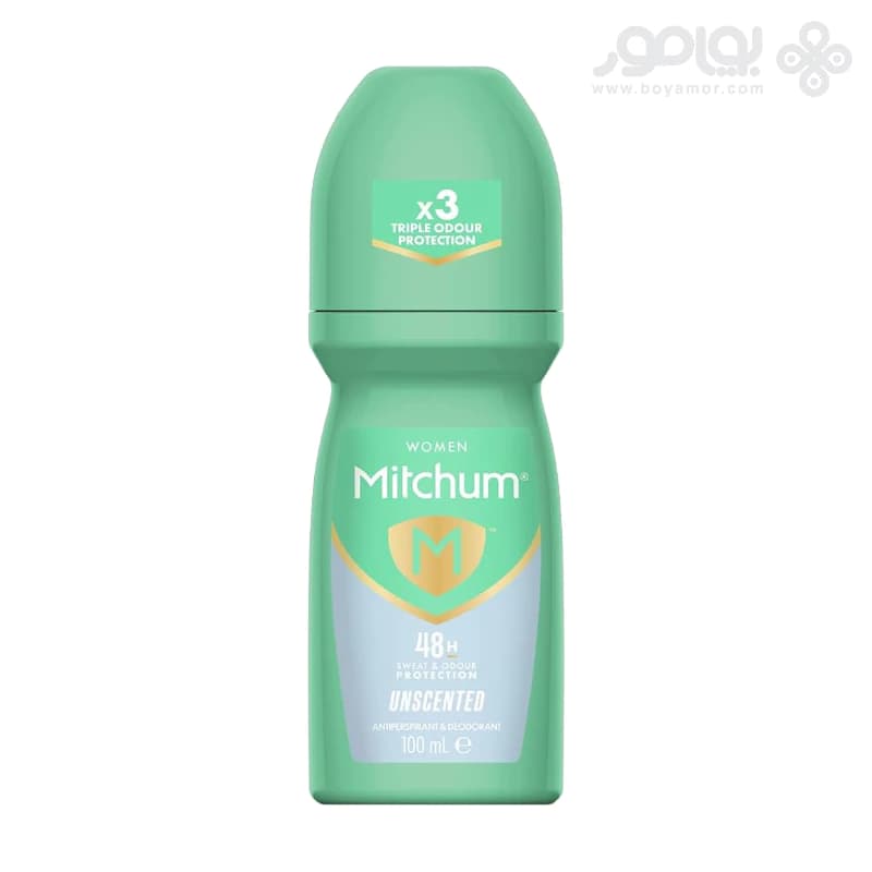 رول دئودورانت زنانه میچوم مدل UNSCENTED فاقد بو حجم 100 میل — تصویر ۴