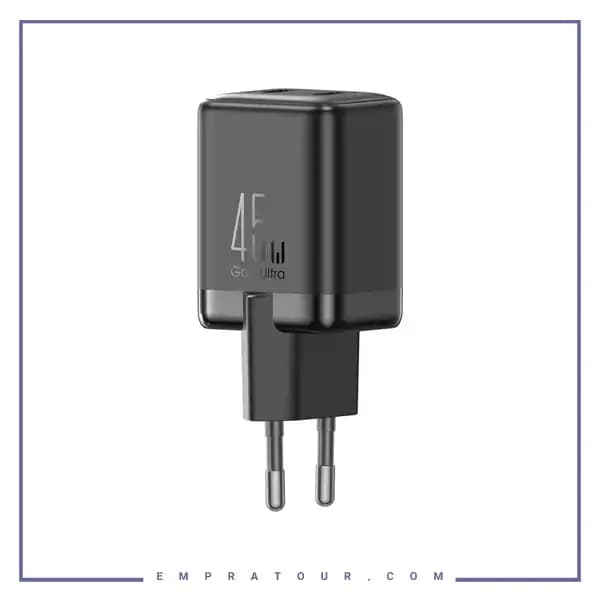 آداپتور شارژ دو پورت تایپ سی 45 وات جویروم JR-TCG17 — تصویر ۶