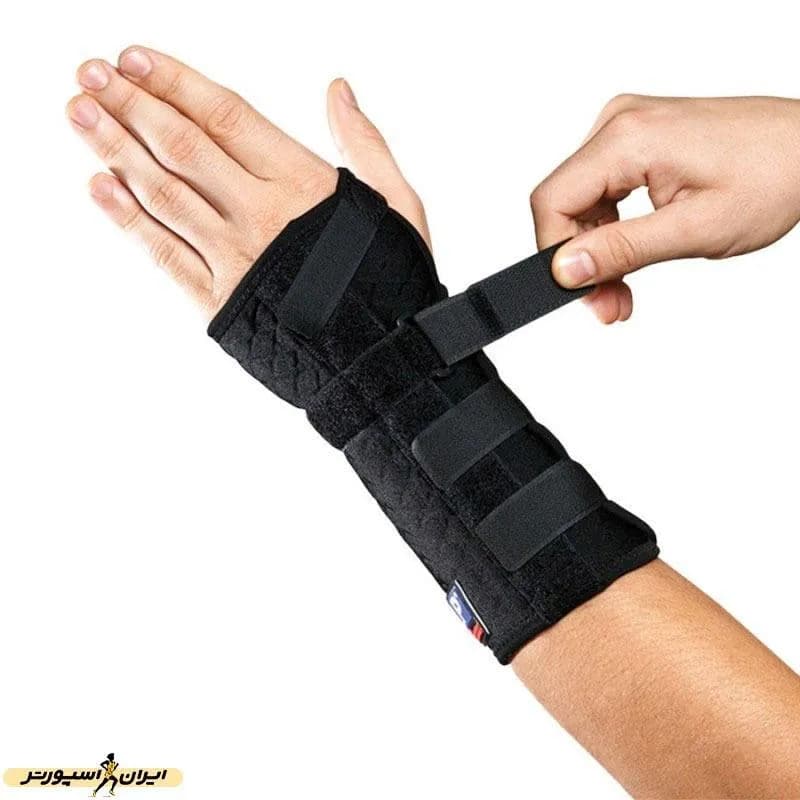 مچ بند طبی LP ساپورت چپ دست 725 | مشکی — تصویر ۲