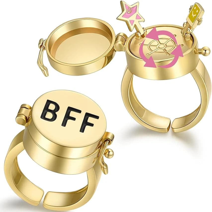 انگشتر BFF باب اسفنجی و پاتریک — تصویر ۳