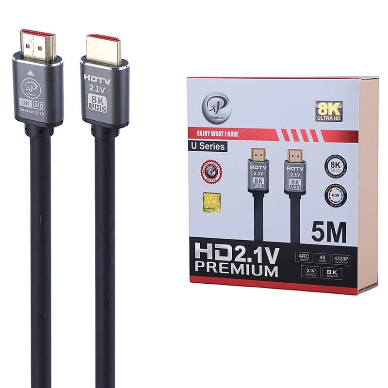 کابل XP-Product U Series HDMI 2.1V 8K 5m ایکس پی — تصویر ۲