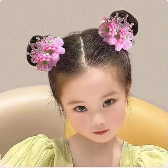 کش مو حریر صورتی(بچگانه)