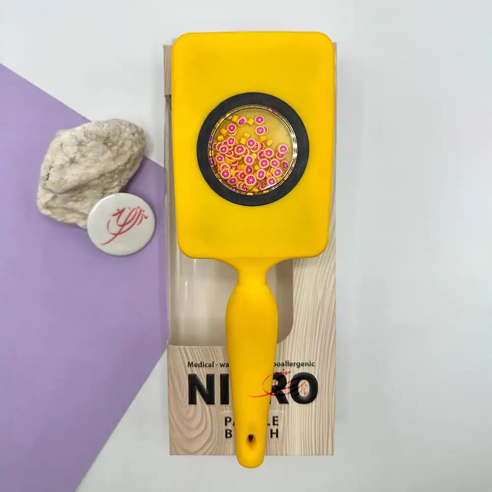 برس گره باز کن نیترو NITRO مدل آکواریومی دندانه پلاستیکی — تصویر ۸