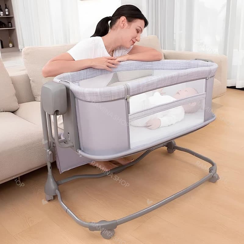 گهواره برقی نوزاد مدل Deluxe 3 in 1 Bassinet ماستلا Mastela