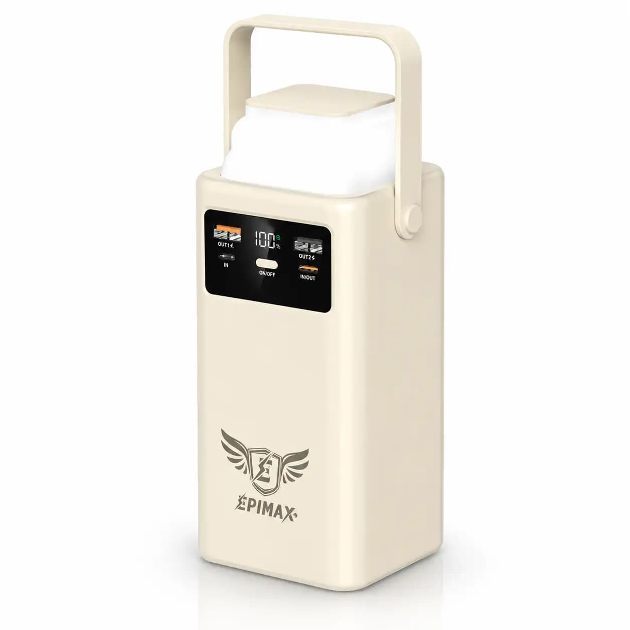 پاوربانک اپیمکس EP-215 ظرفیت 50000 میلیآمپر | فست شارژ 22.5 وات و چراغ LED — تصویر ۲