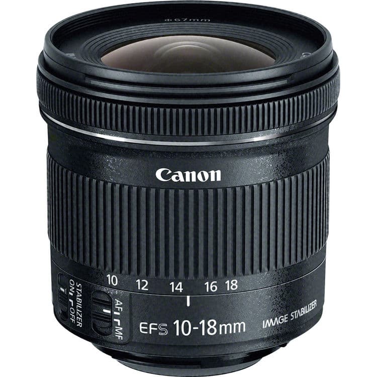 لنز کانن Canon EF-S 10-18mm f/4.5-5.6 IS STMEF-S 10-18 f/4.5-5.6 IS STM