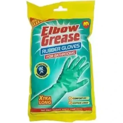 دستکش سرویس بهداشتی البو گریس Elbow Grease مدل Rubber Gloves سایز Medium — تصویر ۳