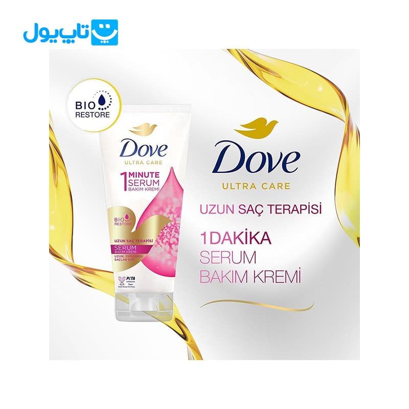 کرم مو داو Dove مدل 1Minute Serum ضد ریزش مو حجم 170 میلی لیتر — تصویر ۸