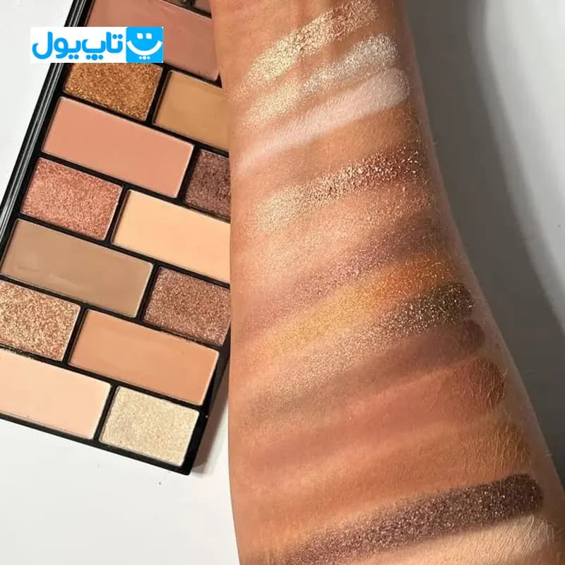 پالت سایه چشم تکنیک Technic مدل Exposed Pressed Pigment — تصویر ۳