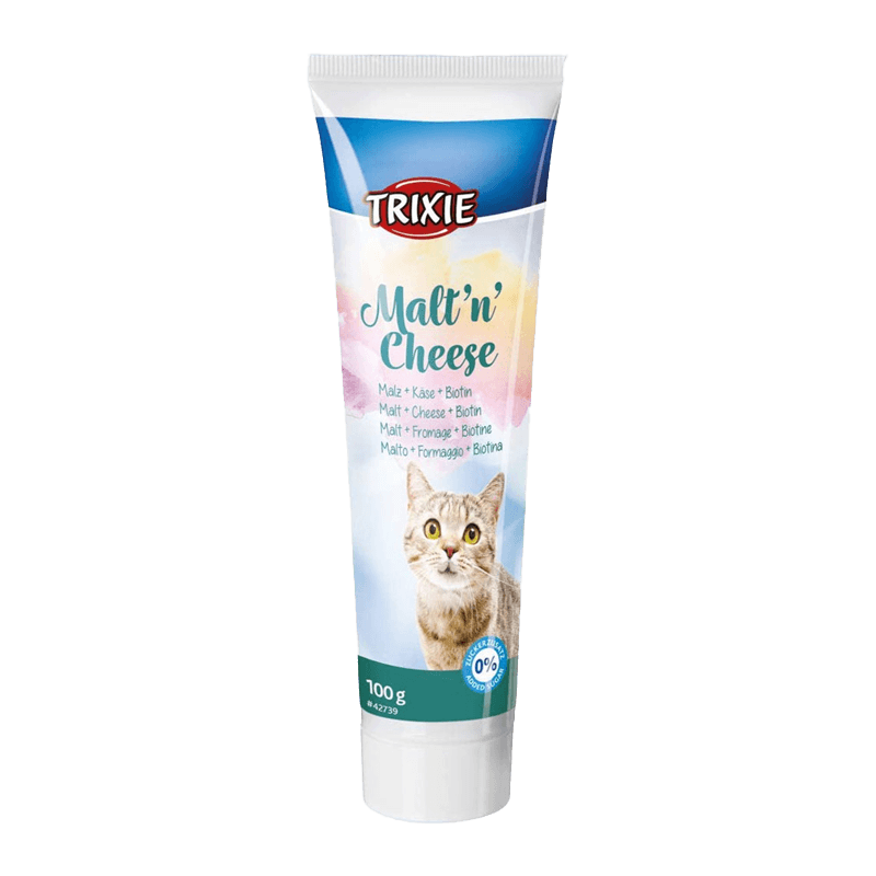 خمیر مالت گربه با طعم پنیر تریکسی Trixie Malt Cheese وزن 100 گرم