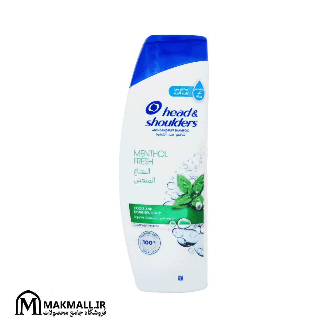 شامپو ضد شوره نعناعی هد اند شولدرز 400 میل | Head & Shoulders Menthol Fresh Anti-Dandruff Shampoo 400ml