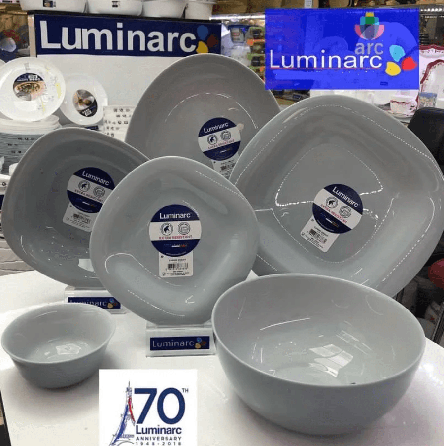 سرویس آرکوپال لومینارک نیوکارین طوسی 26پارچه 6 نفره فرانسه KARINET26