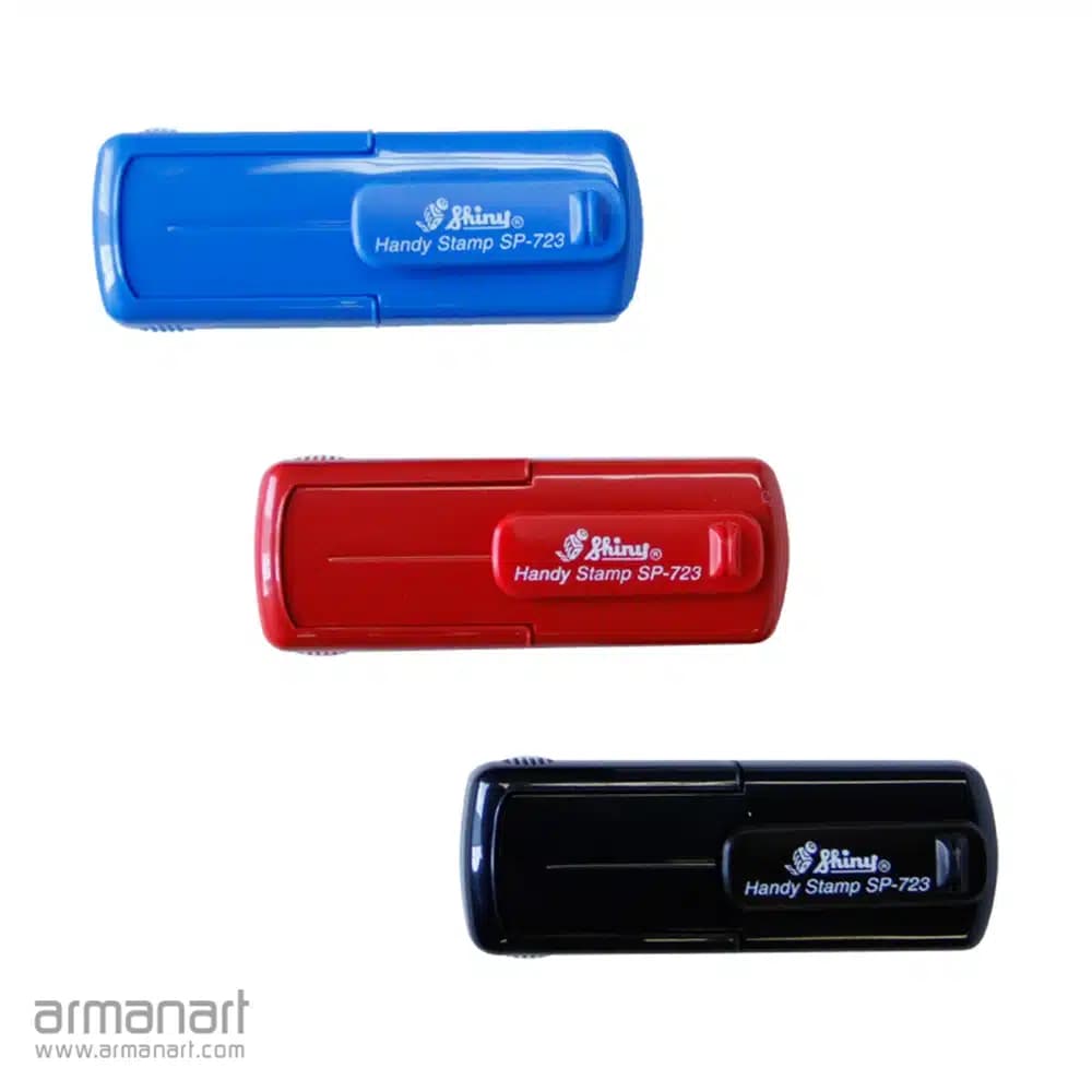 مهر جیبی لیزری مستطیل Shiny SP-723 — تصویر ۸