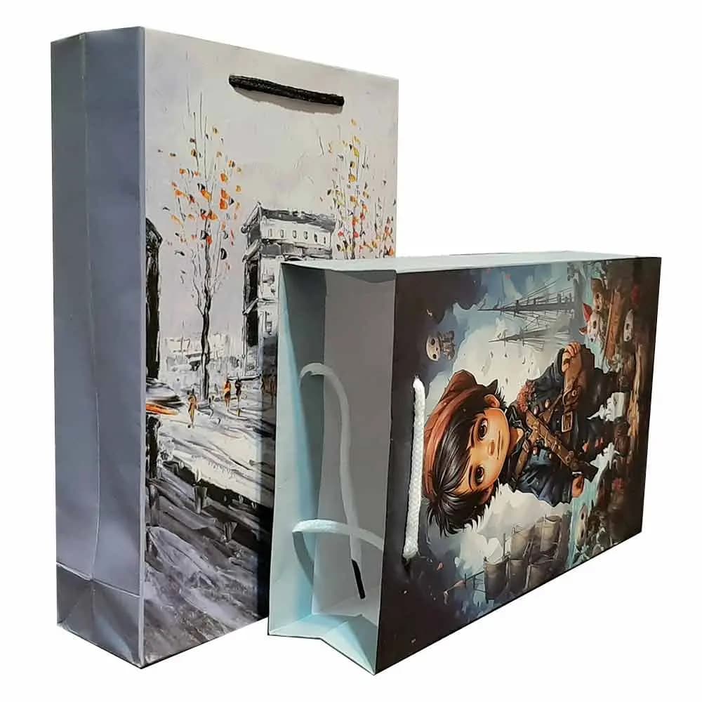 ساک دسته دار کادویی طرح فانتزی سایز 17 × 26 سانتی متر (A5) — تصویر ۹