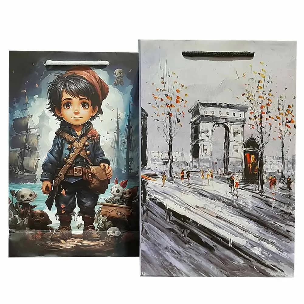 ساک دسته دار کادویی طرح فانتزی سایز 17 × 26 سانتی متر (A5) — تصویر ۷
