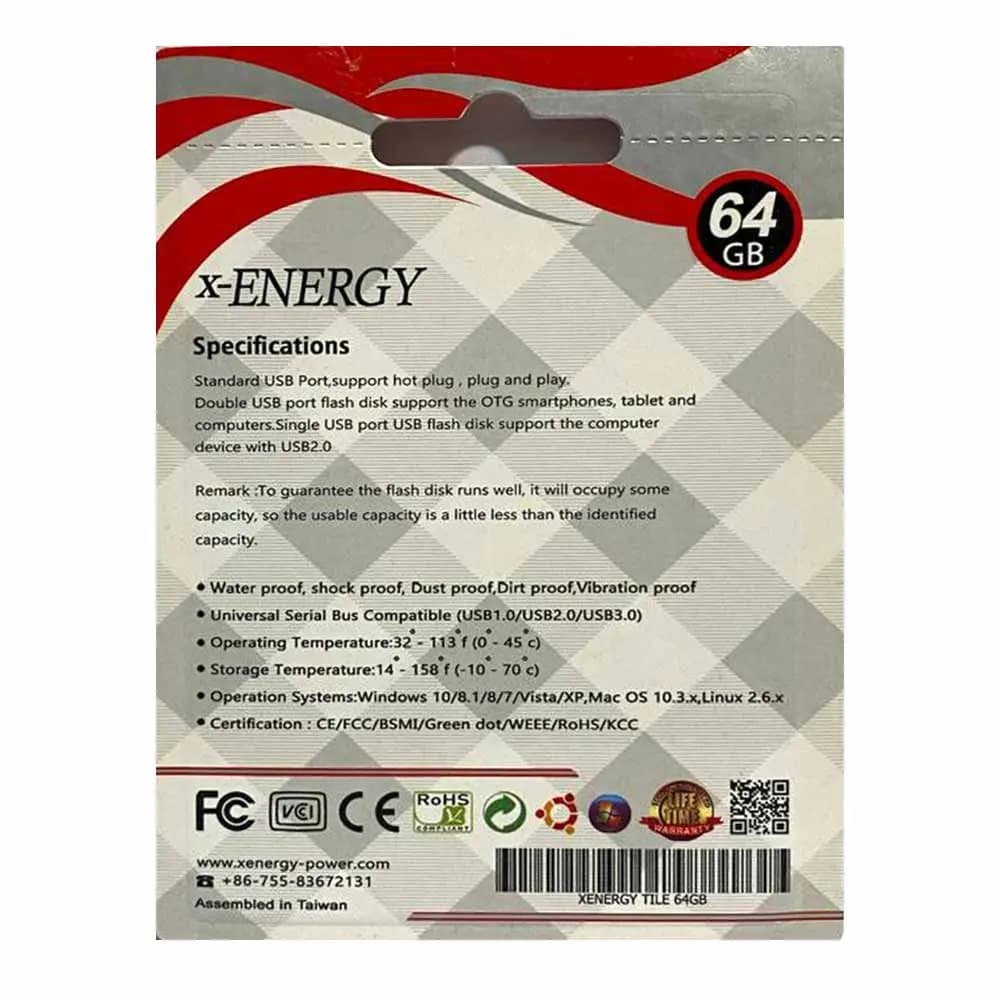 فلش مموری 64 گیگابایت ایکس انرژی مدل X-ENERGY TILE — تصویر ۷