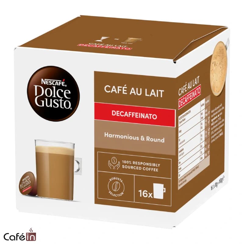 کپسول قهوه دولچه گوستو Cafe Au Lait–Decaffeinato