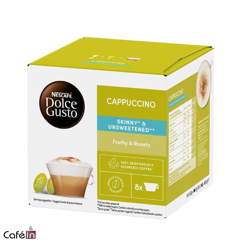 کپسول قهوه دولچه گوستو مدل Cappuccino Skinny & Unsweetened — تصویر ۳