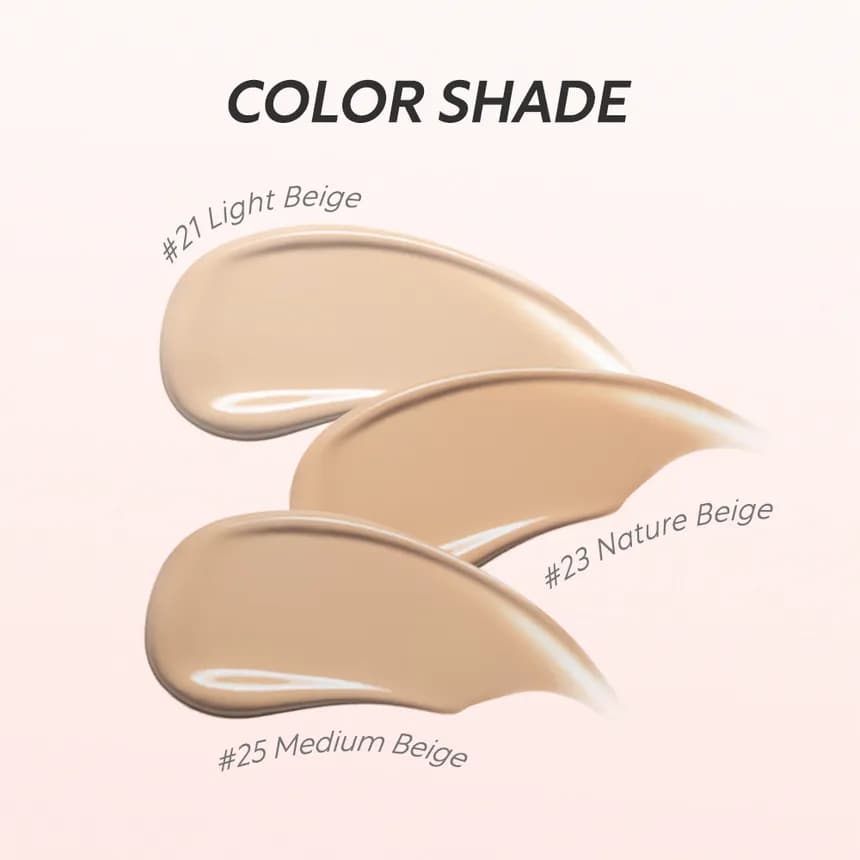 کوشن الروئل Elroel مدل Blending Compact Cushion رنگ 25M Medium Beige — تصویر ۱۲
