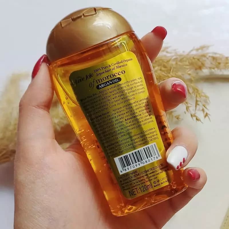 روغن مو آرگان لاو جوجو مراکشی اصل حجم 120 میلی لیتر — تصویر ۶