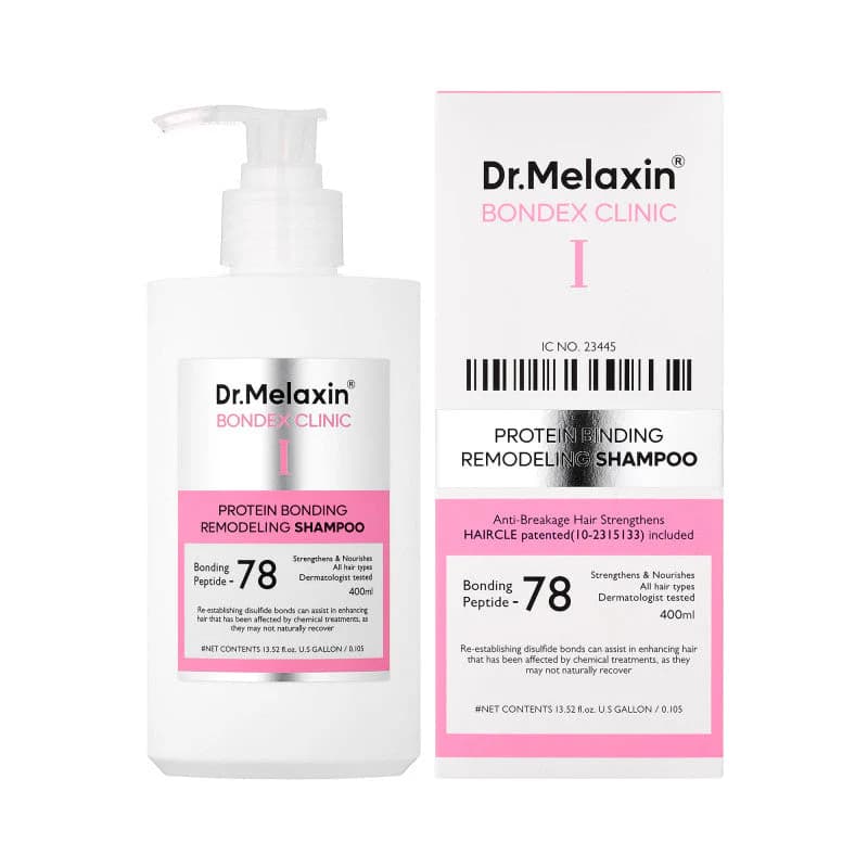 شامپو ترمیم کننده و تقویت کننده دکتر ملاکسین Dr.Melaxin مدل Bondex Protein Bonding Remodeling Shampoo حجم 400 میل — تصویر ۱۰