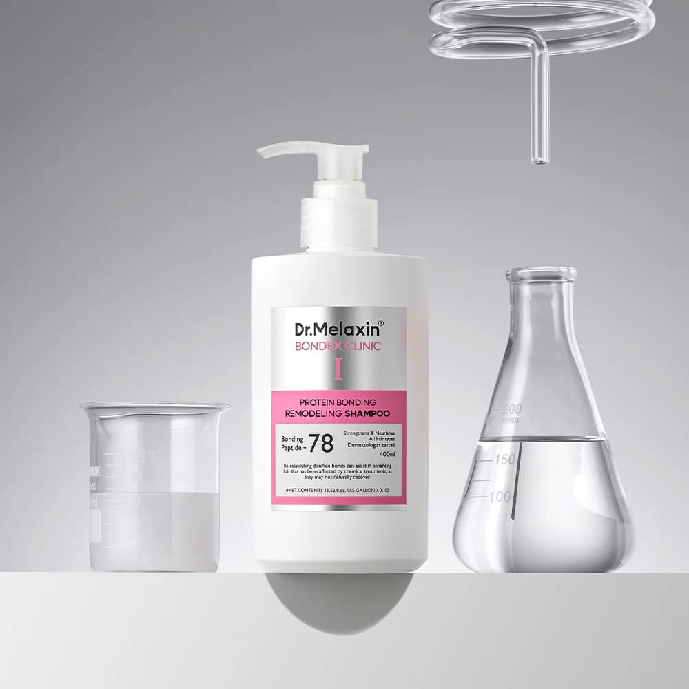شامپو ترمیم کننده و تقویت کننده دکتر ملاکسین Dr.Melaxin مدل Bondex Protein Bonding Remodeling Shampoo حجم 400 میل — تصویر ۱۱