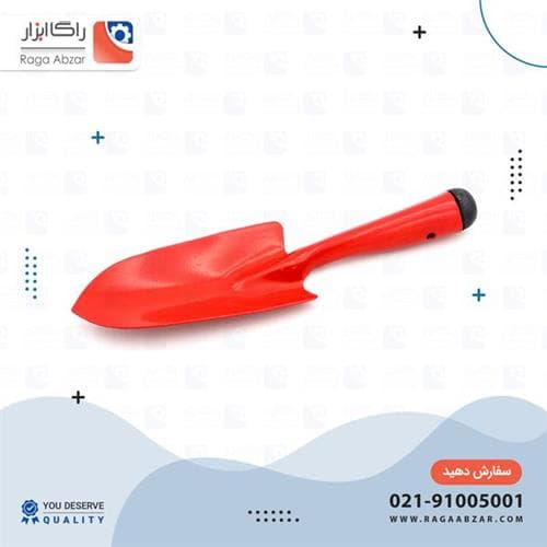 بیلچه باغبانی تمام فلزی رنگ کوره ای — تصویر ۲