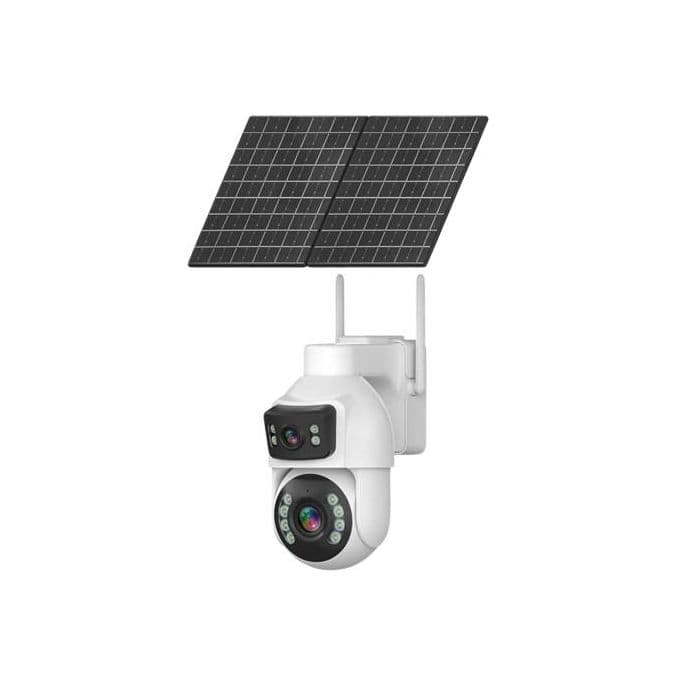 دوربین مداربسته خورشیدی 2 لنز زومدار (Hi-easy)