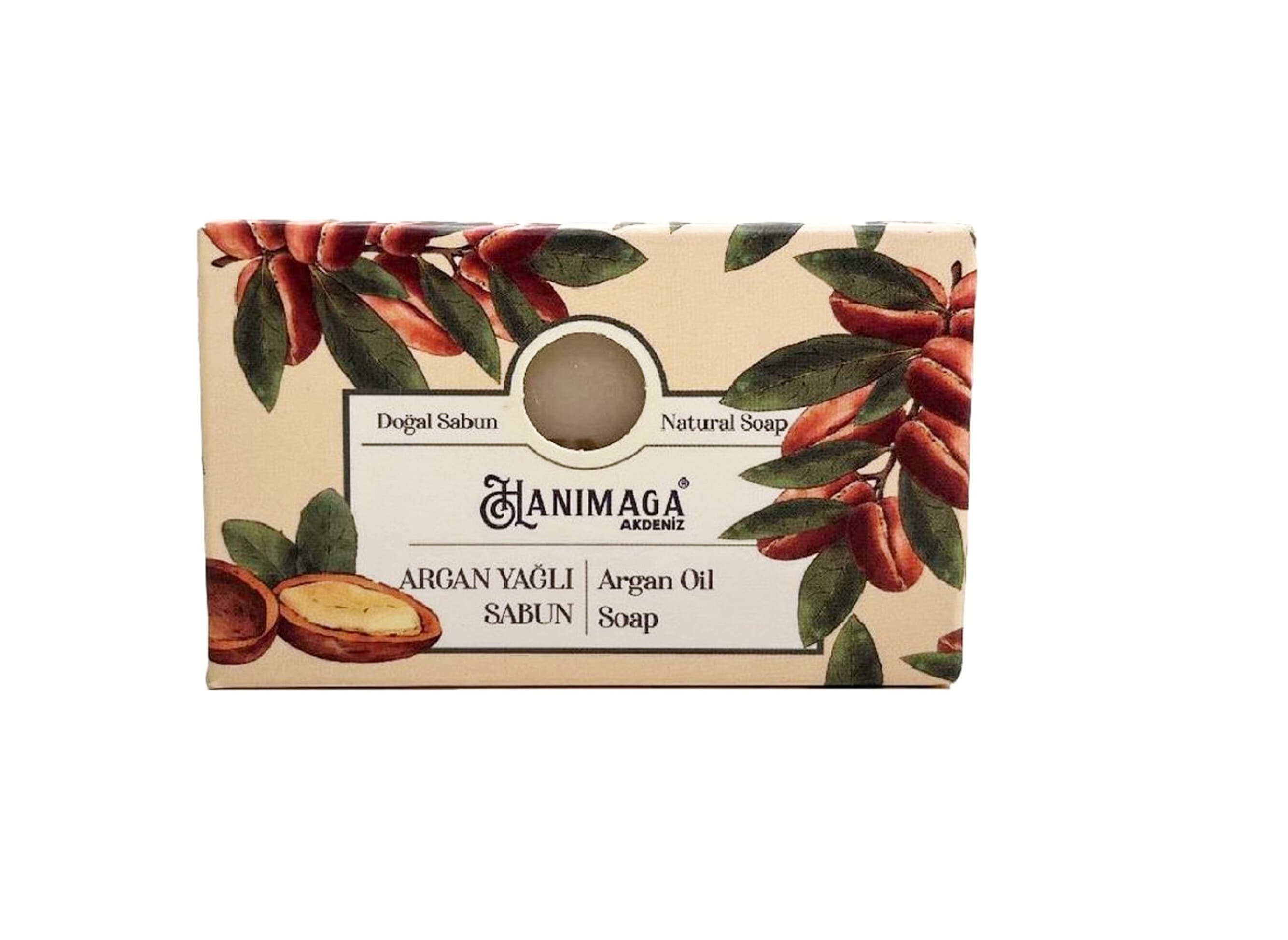 صابون طبیعی با روغن آرگان هانیماگا HANIMAGA حجم 100 گرم