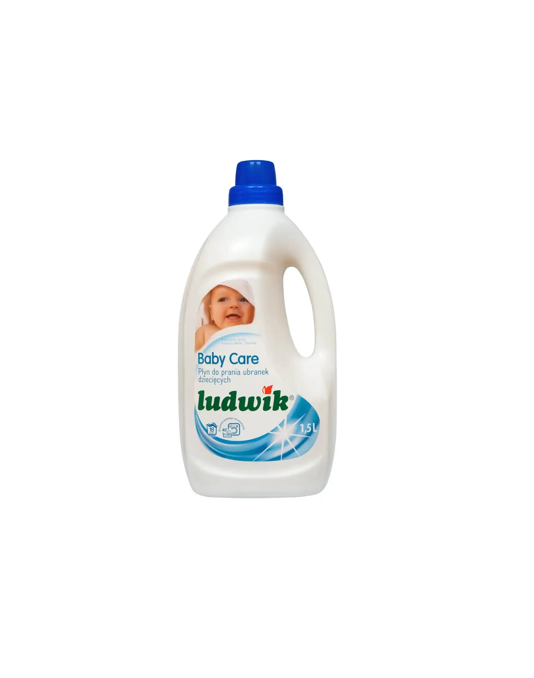 مایع لباس شویی لودویک LUDWIK مناسب کودک حجم 1.5 لیتر