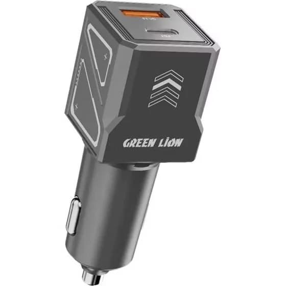 شارژر فندکی 60 وات گرین لاین Green Lion Dual Volt Car Charger 60W — تصویر ۴
