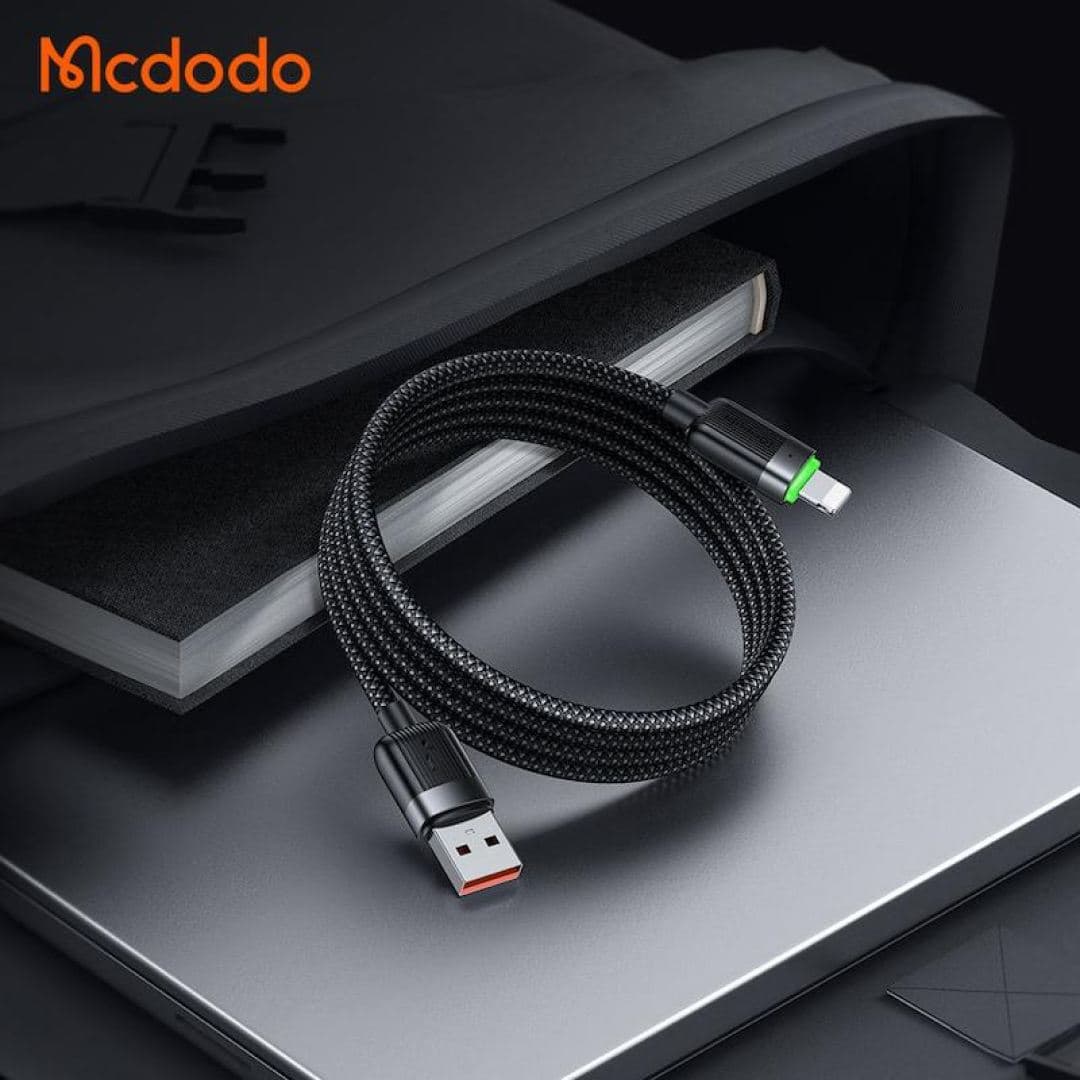 کابل شارژ سریع USB به لایتنینگ 3 آمپر دارای بدنه مگنتی مک دودو مدل Mcdodo CA-600 — تصویر ۱۲