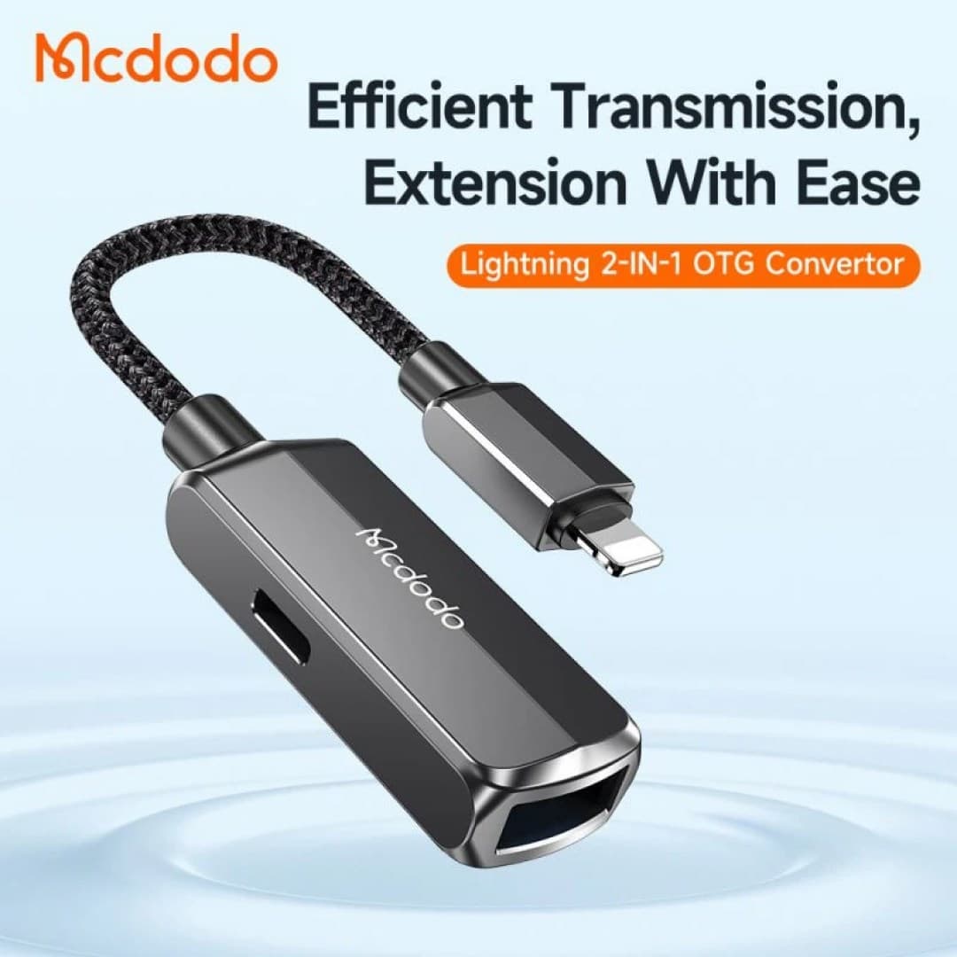 مبدل لایتنینگ دو کاره مک دودو مدل Mcdodo CA-269 — تصویر ۵