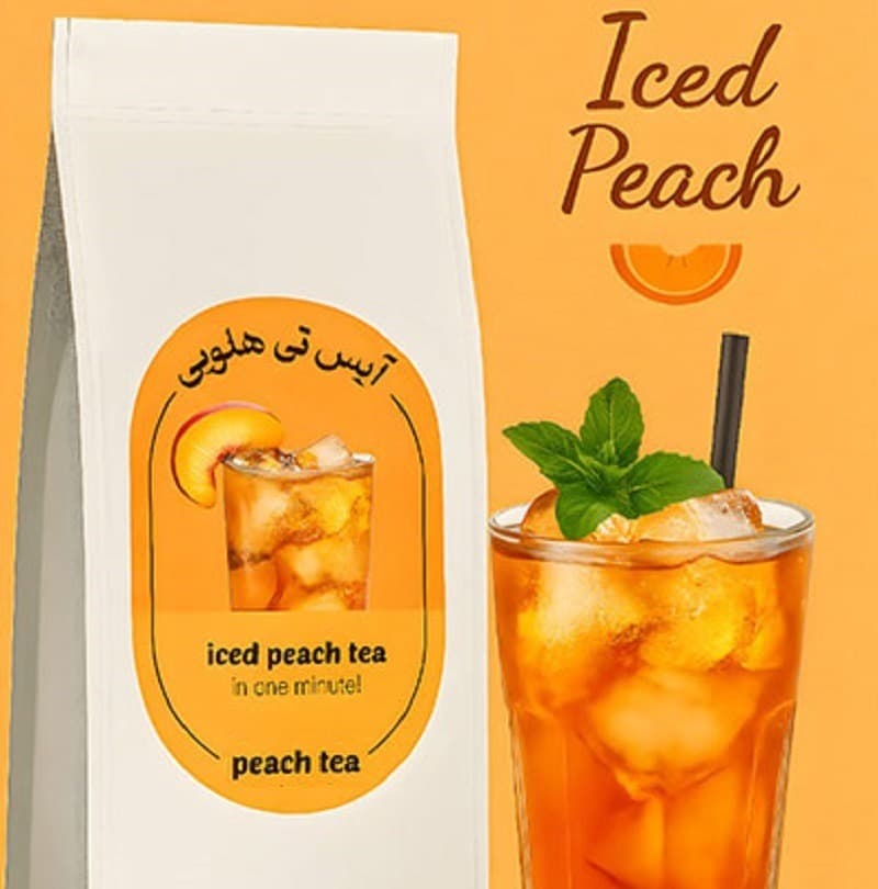 آیس تی فوری هلویی بسته یک کیلویی