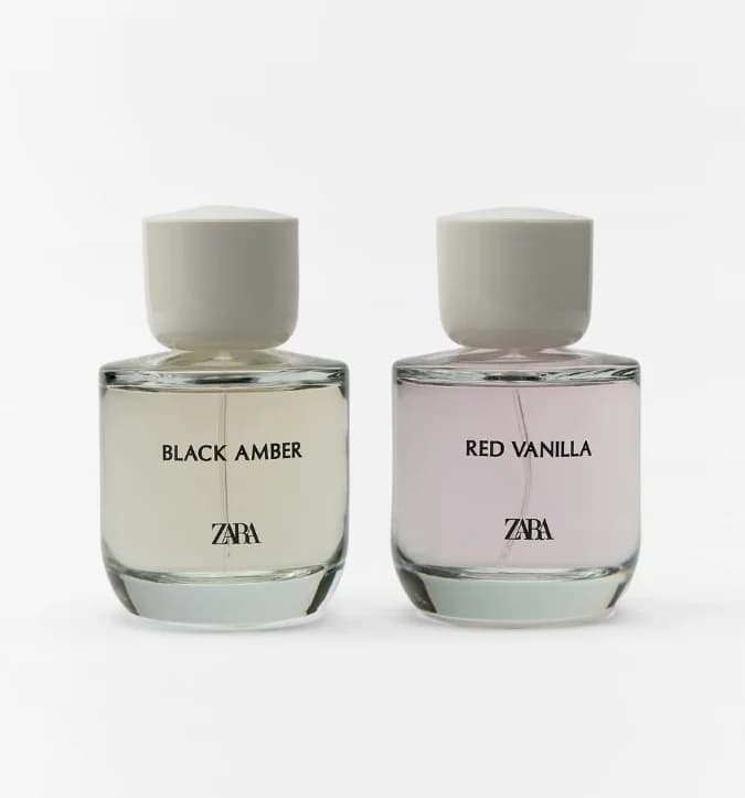 ست زنانه عطر رد وانیلا بلک امبر زارا ZARA Red Vanilla + Black Amber — تصویر ۲