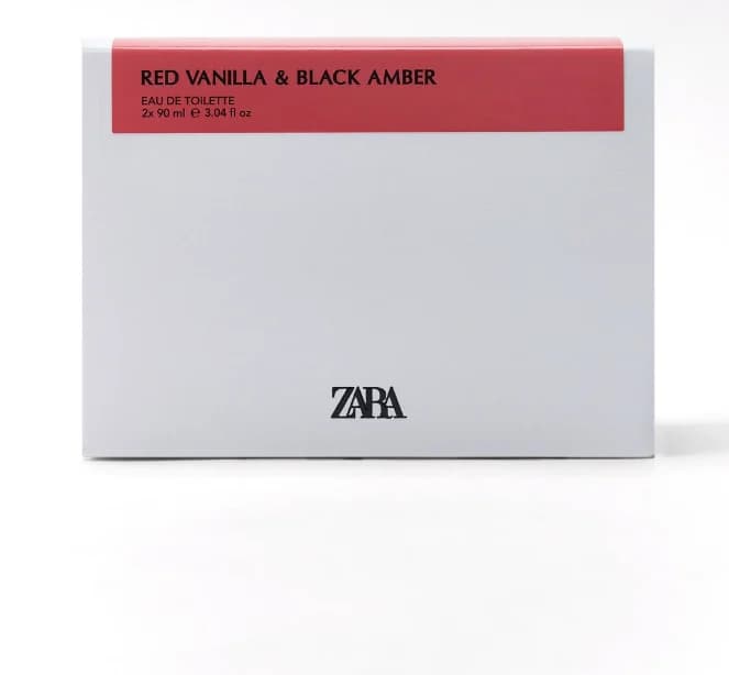 ست زنانه عطر رد وانیلا بلک امبر زارا ZARA Red Vanilla + Black Amber — تصویر ۵