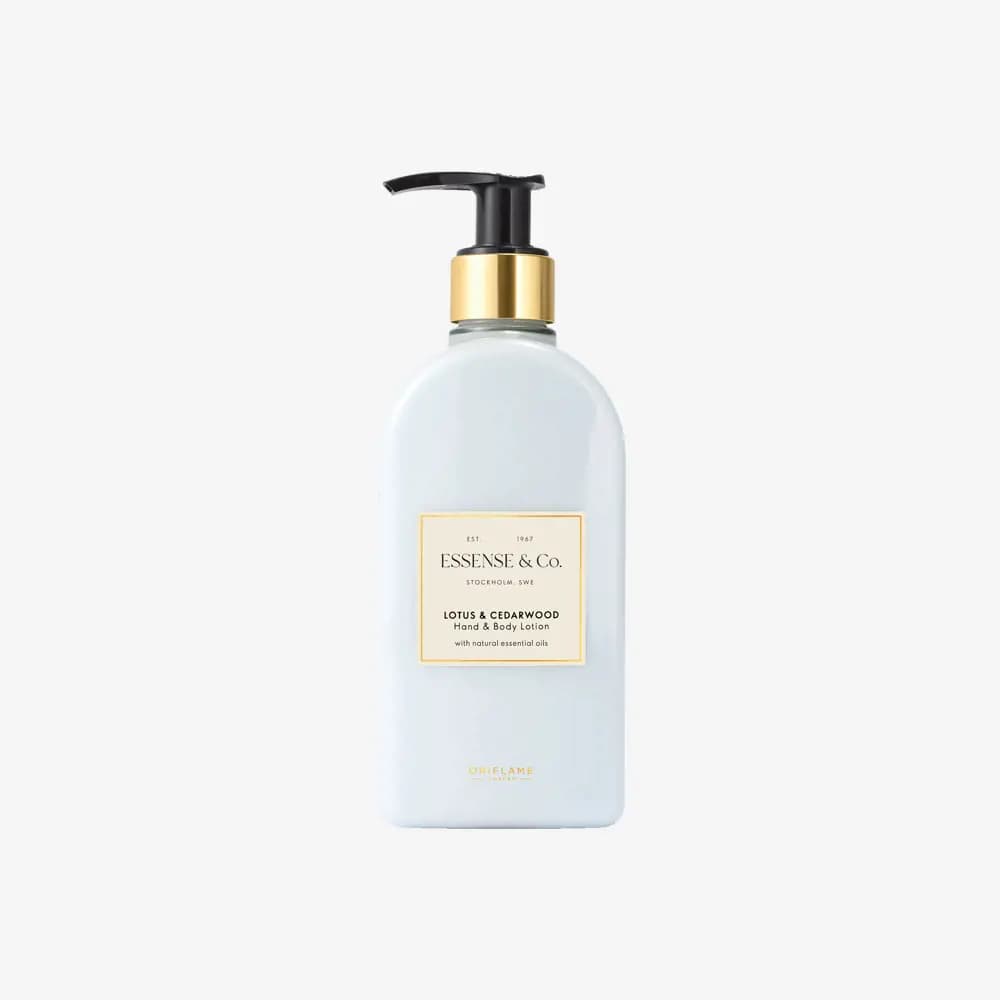 لوسیون بدن لوکس اسنس نیلوفر آبی و چوب سدر اوریفلیم Essense&Co. Lotus & Cedarwood Lotion — تصویر ۷