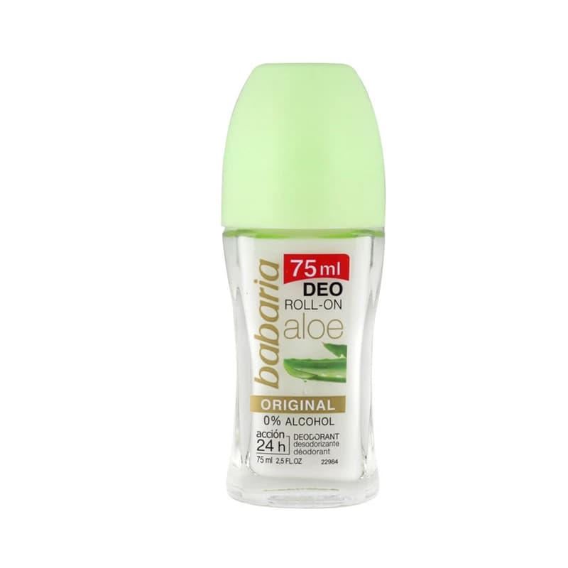 مام رول ضد تعریق باباریا مدل aloevera حجم 75 میلی لیتر — تصویر ۲