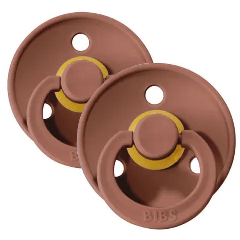 پستانک سرگرد 2 عددی شکلاتی بیبس Bibs