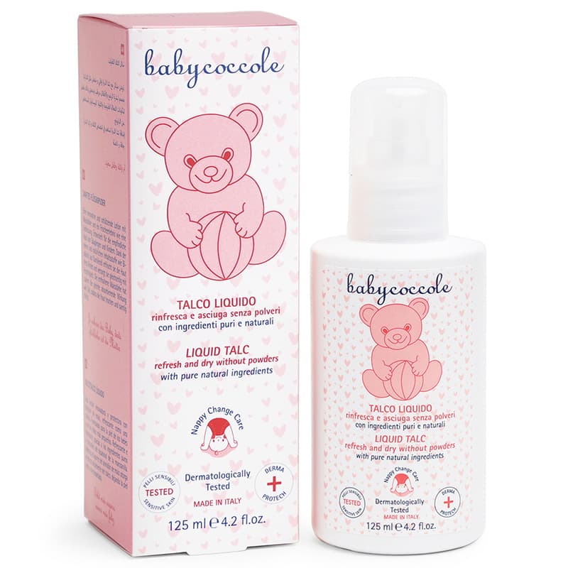 پودر بچه مایع تالک 125میل بی بی کوکول Baby coccole