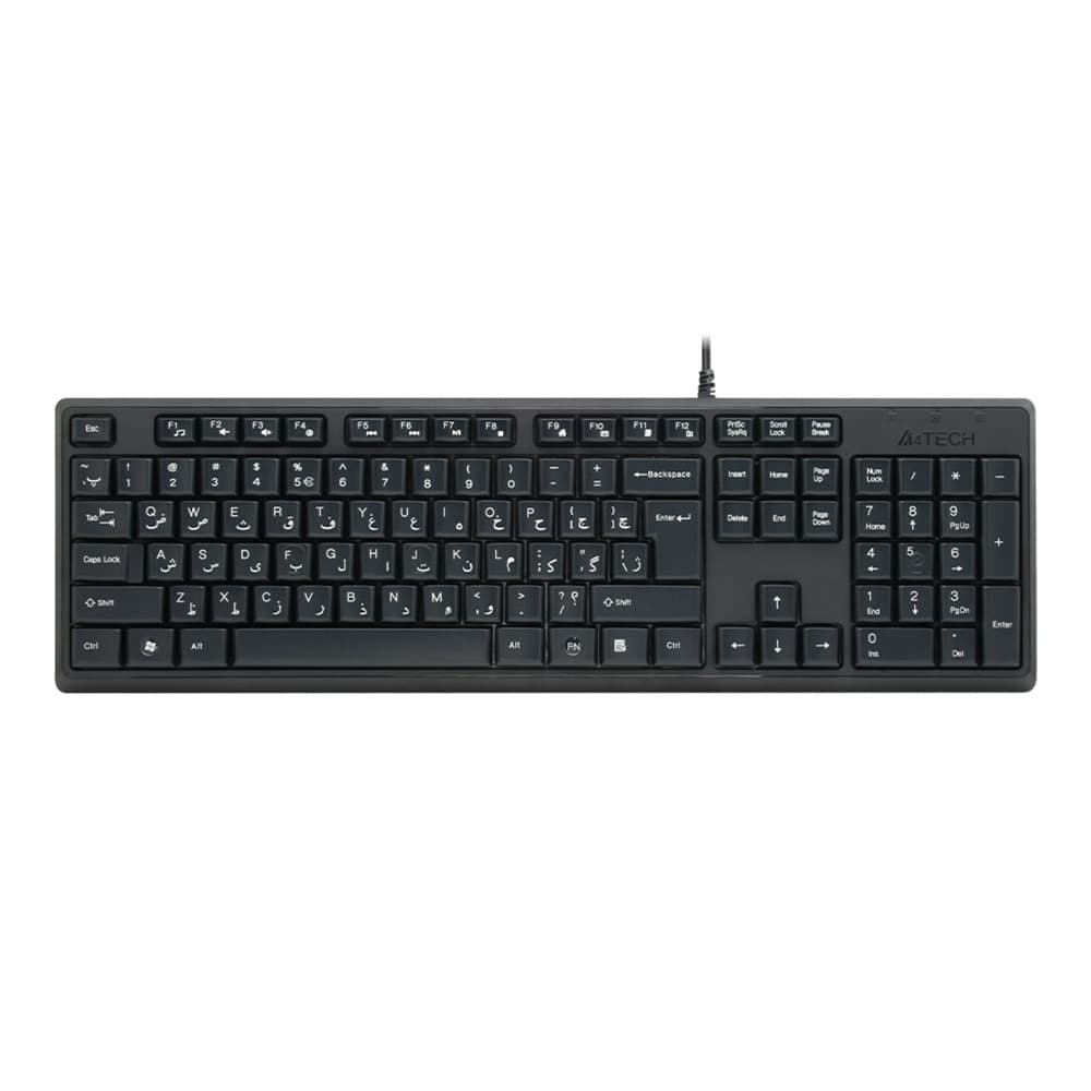 کیبورد سیم دار ای فورتک مدل KR-90