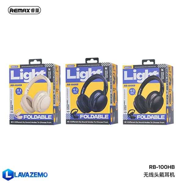 هدفون بیسیم ریمکس مدل RB-100HB — تصویر ۵