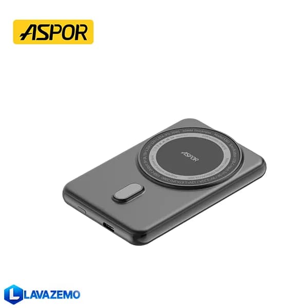 پاوربانک ASPOR مدل A385 ظرفیت 10000 میلیآمپر — تصویر ۴