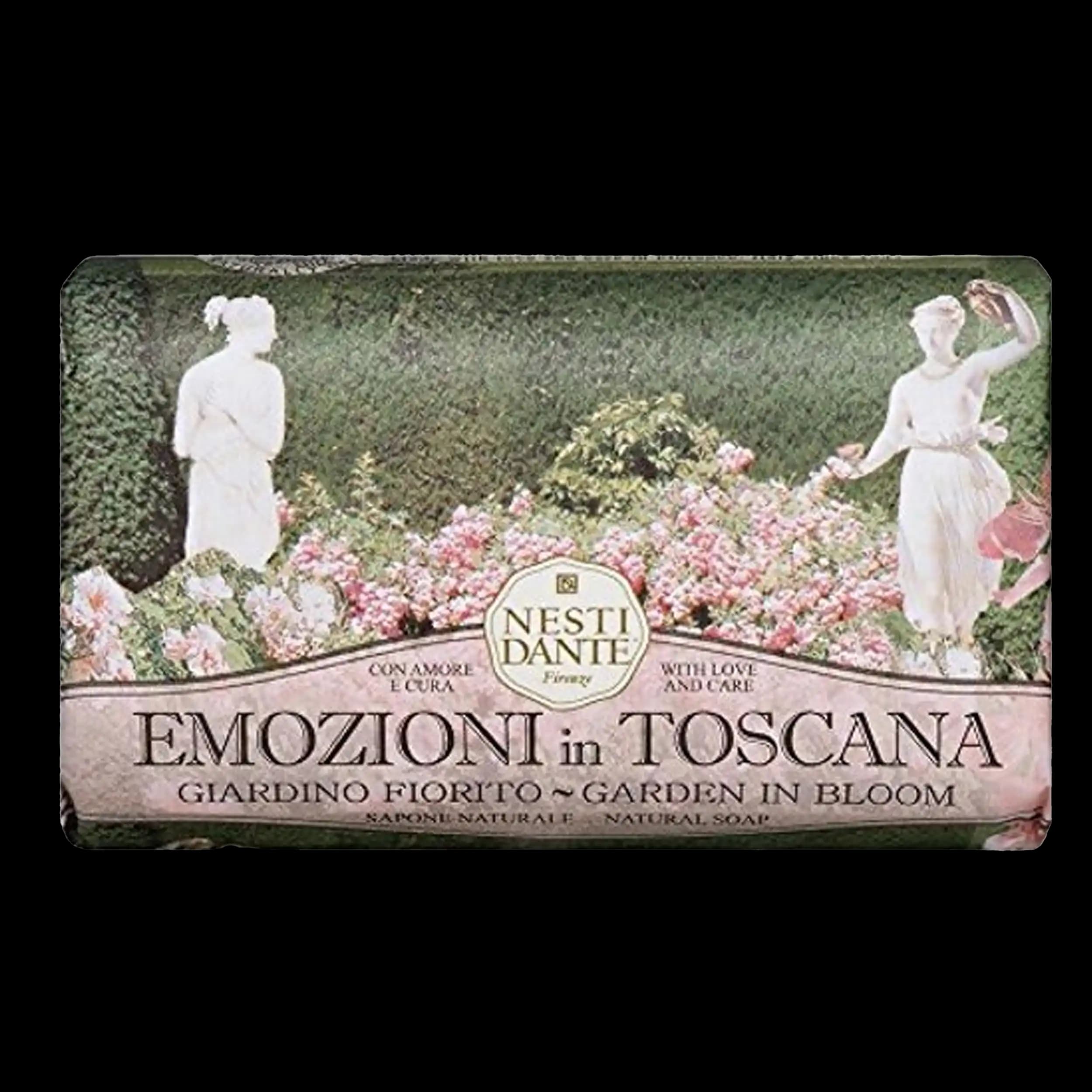 صابون شکوفههای گل توسکانی نستی دانته | Emozioni in Toscana – Blooming Gardens Soap 250g