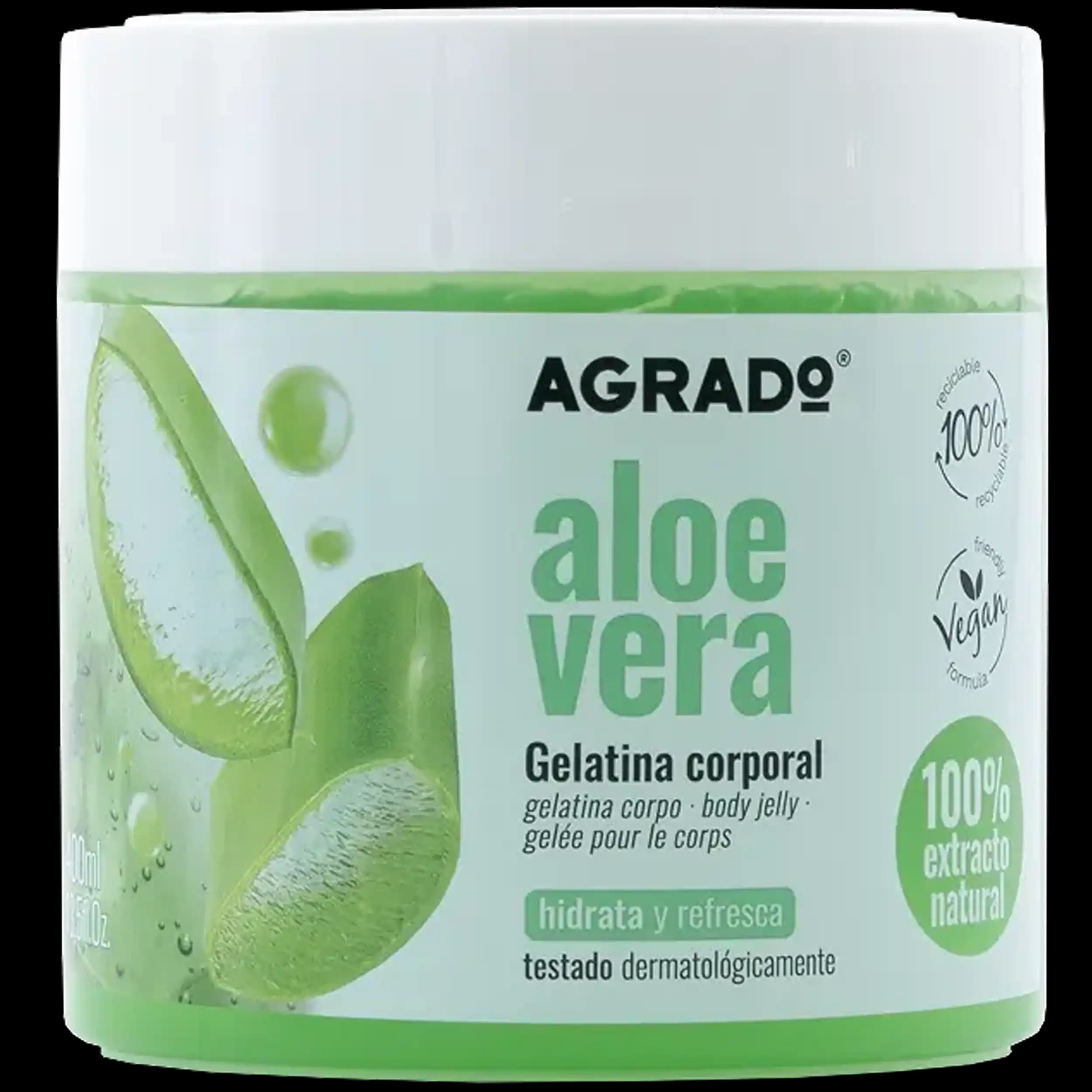 ژل بدن آلوئه ورا آگرادو | Agrado Body Jelly 400ml