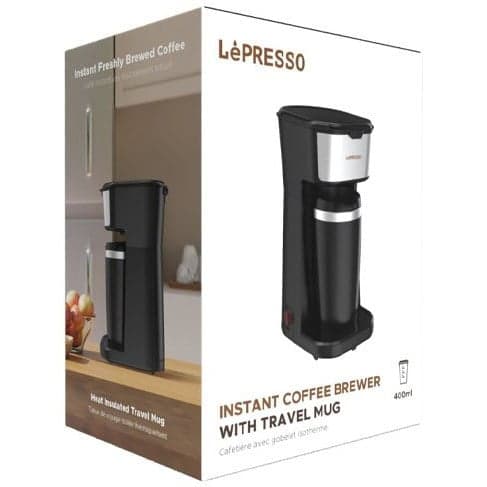 دستگاه قهوه ساز همراه با ماگ مسافرتی لیپرسو مدل LPCMTMBK ا LePresso Coffee Maker with Travelling Mug 450W (تک/عمده) — تصویر ۸