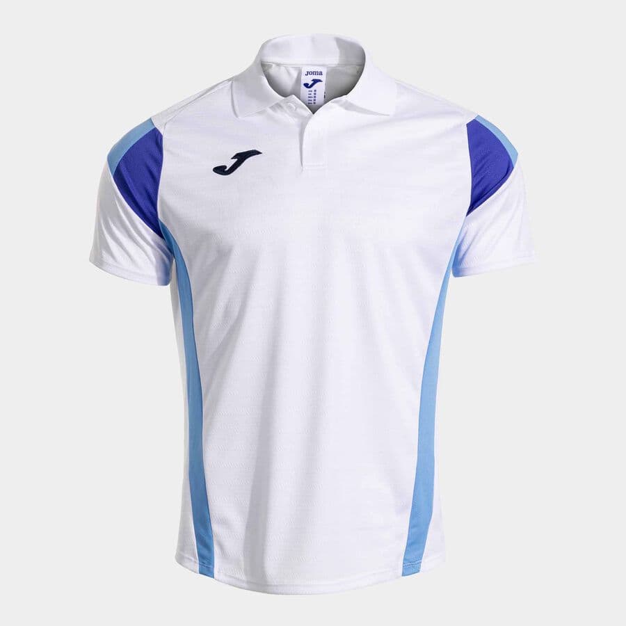 تیشرت ورزشی جوما مدل MONTREAL SHORT SLEEVE POLO WHITE SKY BLUE
