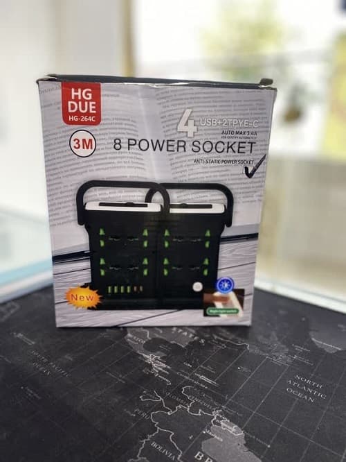 چندراهی HGDUE (8 power socket) مدل HG-264c