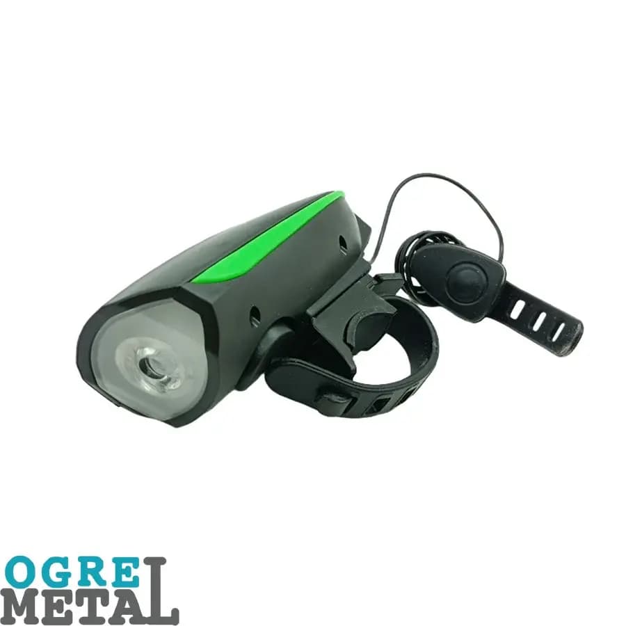 چراغ جلو دوچرخه شارژی USB و بوق دار کد 1013 — تصویر ۹