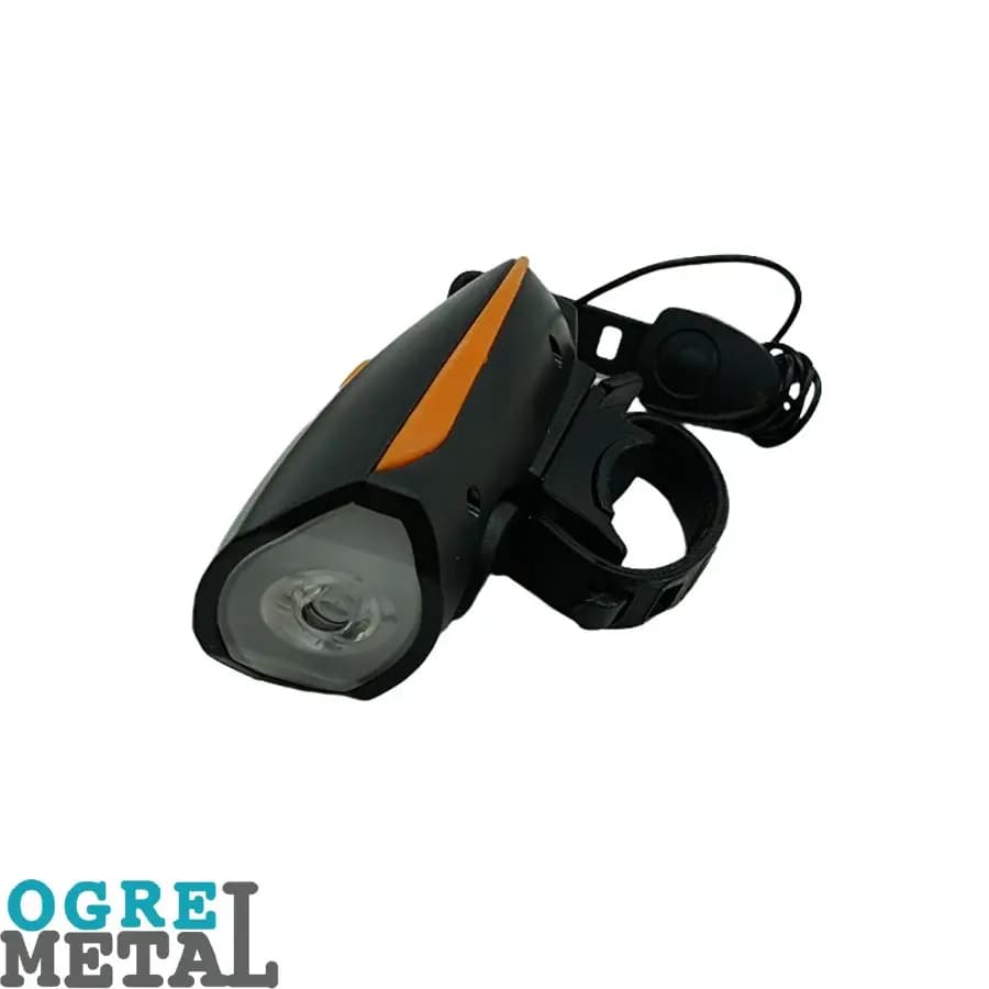 چراغ جلو دوچرخه شارژی USB و بوق دار کد 1013 — تصویر ۷